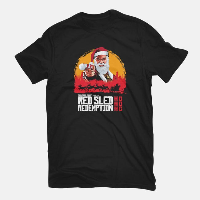 Red Sled Redemption-youth basic tee-Wheels