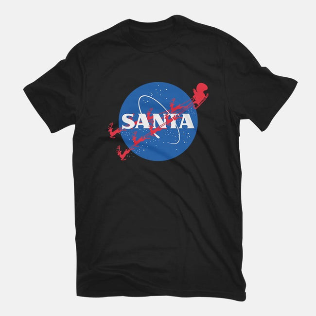 Santa's Space Agency-womens basic tee-Boggs Nicolas