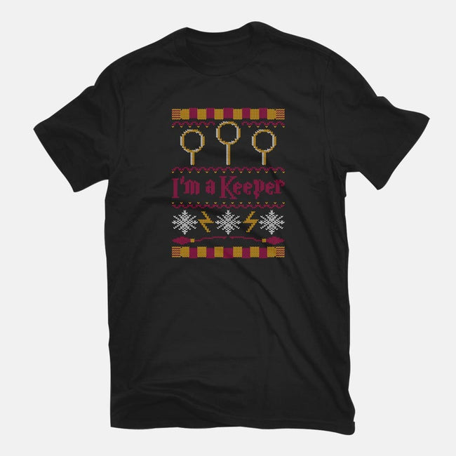 I'm A Keeper-mens basic tee-Mandrie