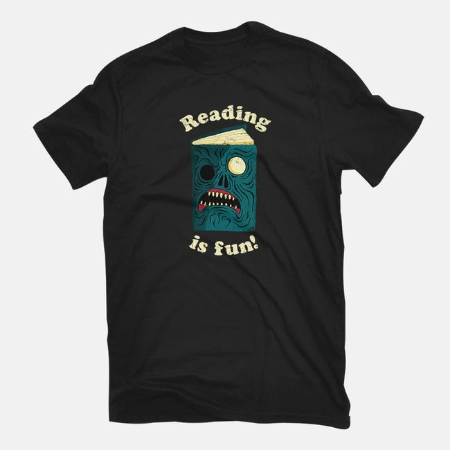 Reading is Fun-mens long sleeved tee-DinoMike