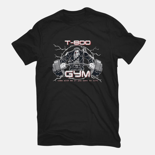 T-800 Gym-youth basic tee-Coinbox Tees