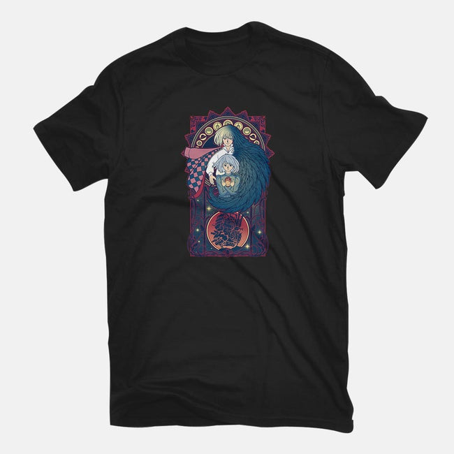 Art of a Moving Castle-mens long sleeved tee-Chocolateraisinfury