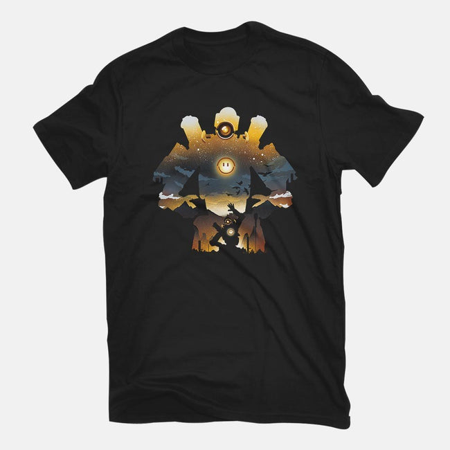 Grappling Robot-mens basic tee-dandingeroz