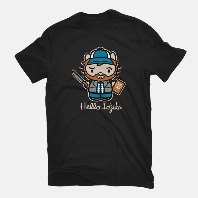 Hello Idjits-mens basic tee-Matt Parsons
