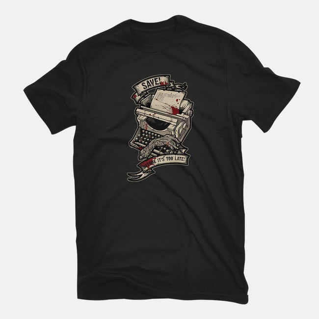 Save Point 2-mens long sleeved tee-Letter_Q
