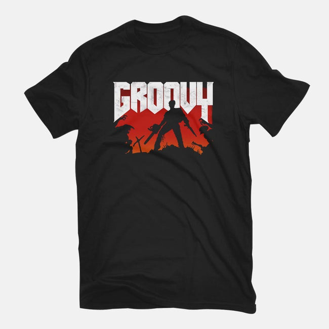 Groovy and Doomy-youth basic tee-Manoss1995