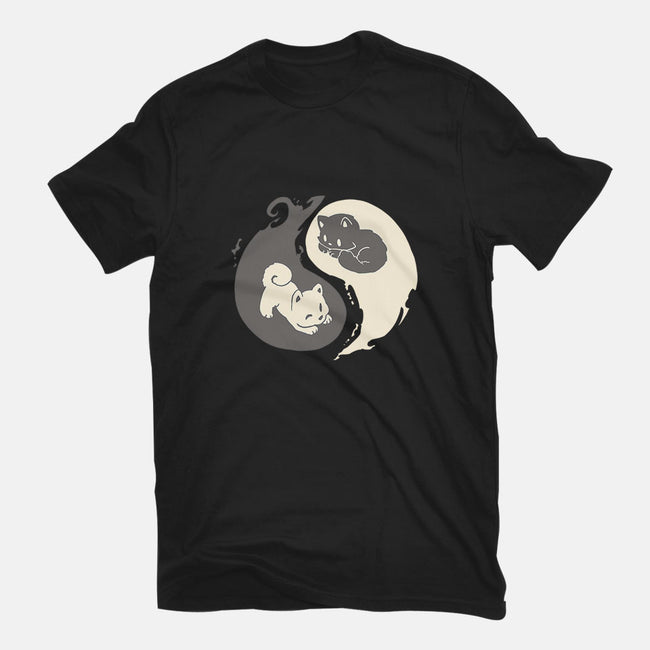 Yin and Yang-mens long sleeved tee-amyneko