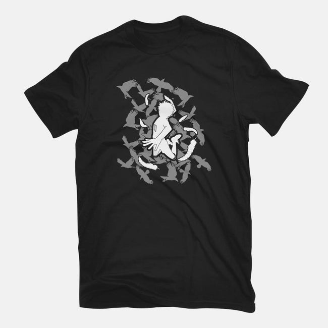 Soaring Crow-youth basic tee-TerminalNerd