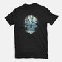 Dark Forest Skull-womens fitted tee-Sitchko Igor