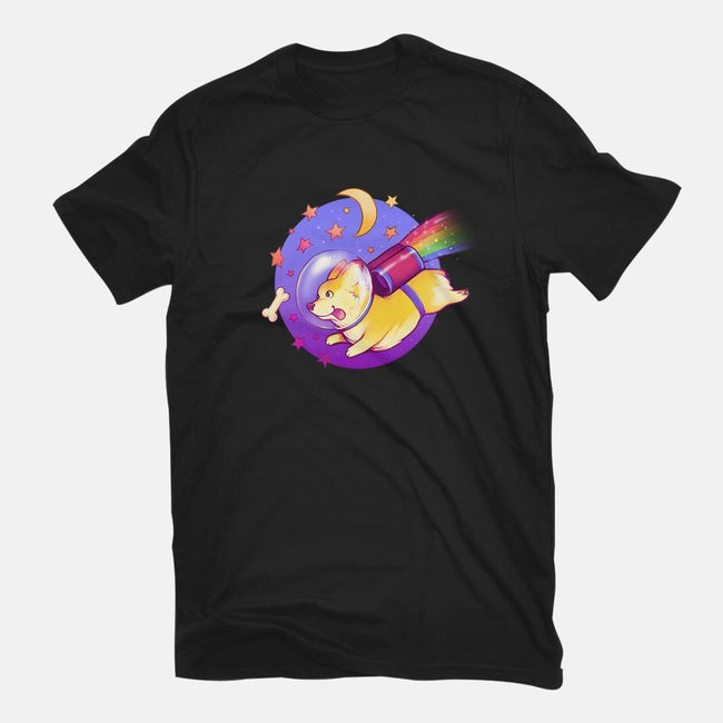 Space Corgi-youth basic tee-MeganLara