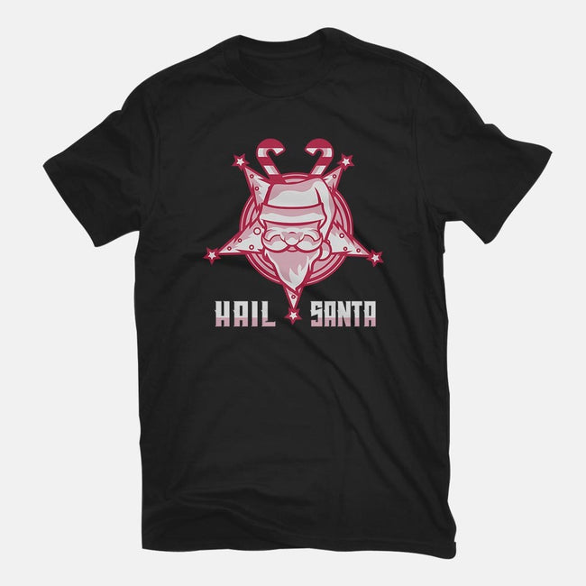 Hail Santa-mens basic tee-jamesbattershill