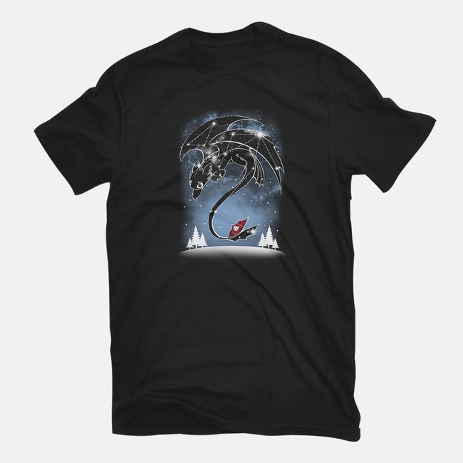 Starry Dragon Sky-youth basic tee-ChocolateRaisinFury