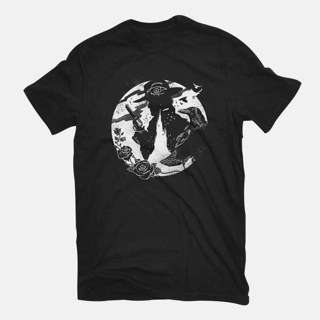I Shoot With My Mind-womens basic tee-vp021