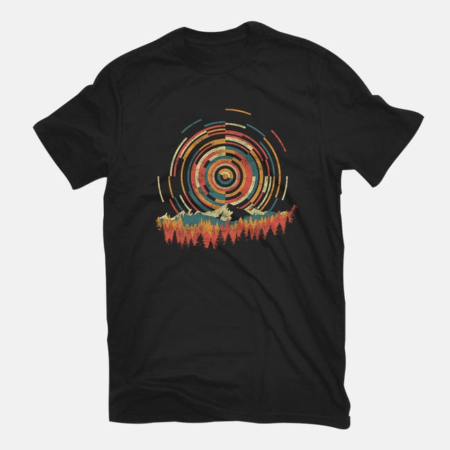 The Geometry of Sunrise-mens long sleeved tee-digsy