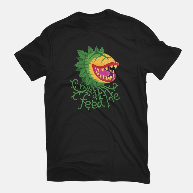 Feeeeeed Me-mens basic tee-DinoMike