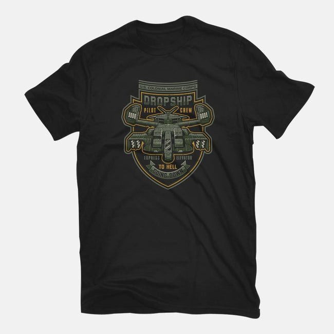 Express Elevator to Hell-mens premium tee-adho1982