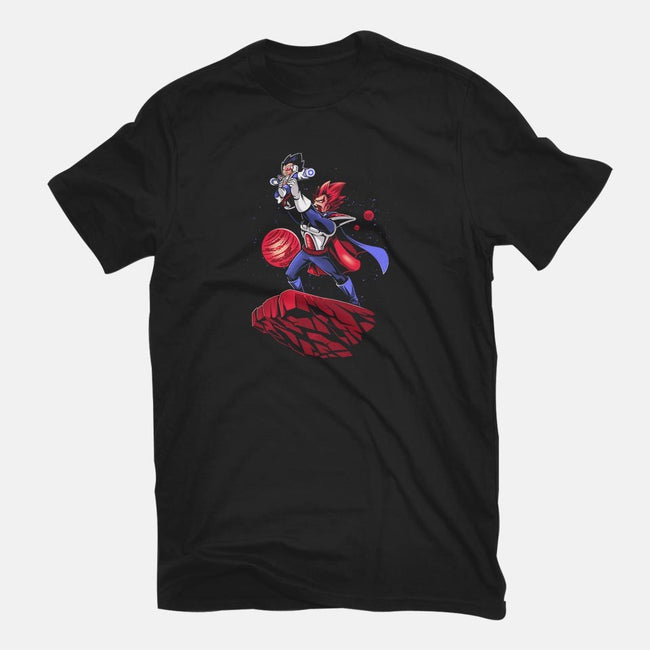 The Saiyan King-mens basic tee-javiclodo