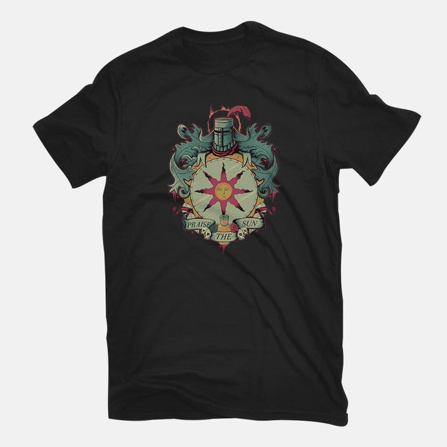 Crest of the Sun-mens long sleeved tee-Typhoonic