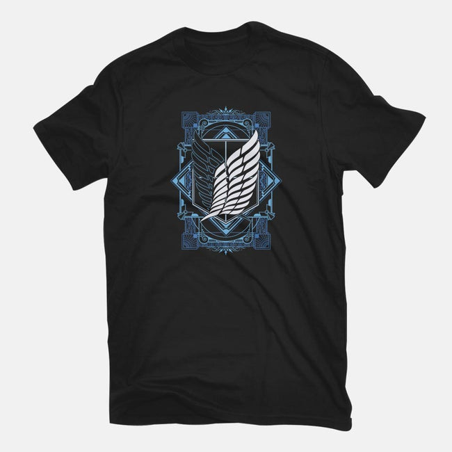 Attack on Art Deco-youth basic tee-ChocolateRaisinFury