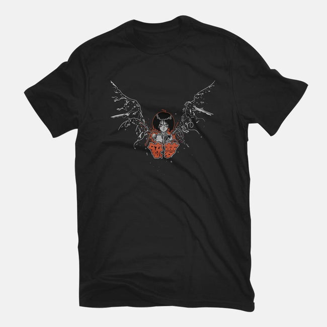 Scrapyard Angel-womens basic tee-Kat_Haynes