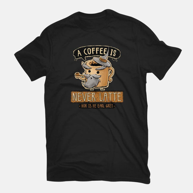 A Coffee is Never Latte-mens premium tee-Hootbrush