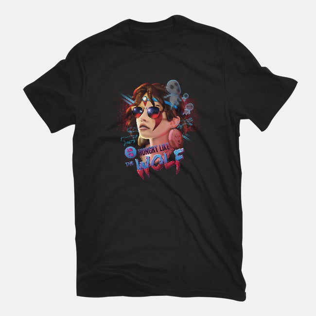 Hungry Like the Wolf-mens basic tee-RockyDavies