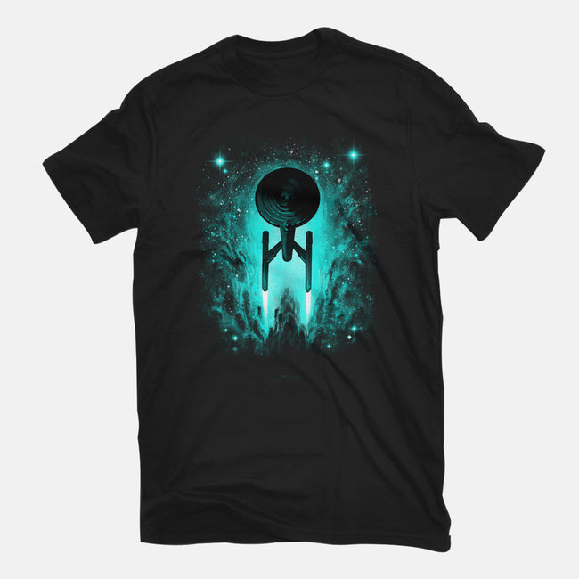 Voyages In Space-mens basic tee-alemaglia