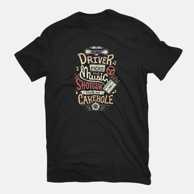 Driver Picks the Music-youth basic tee-risarodil