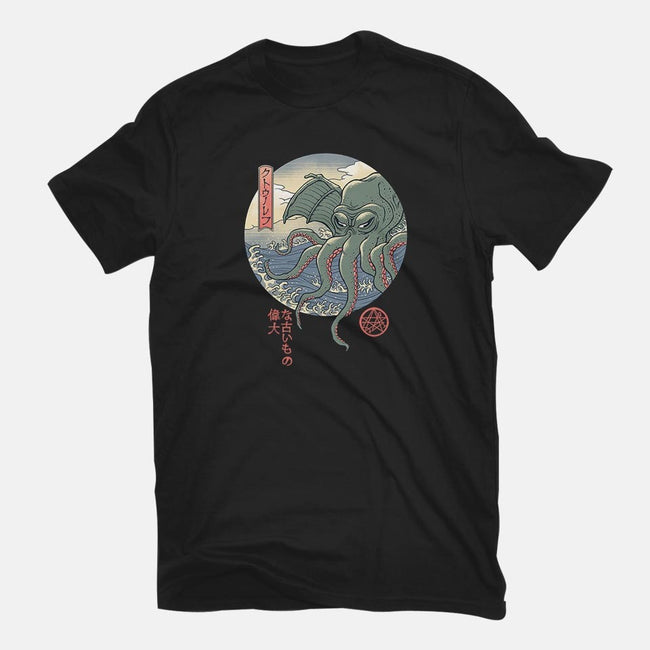 CTHULHU UKIYO-E-mens basic tee-vp021