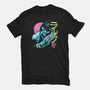 Trevor the Vampire Hunter-womens fitted tee-zerobriant