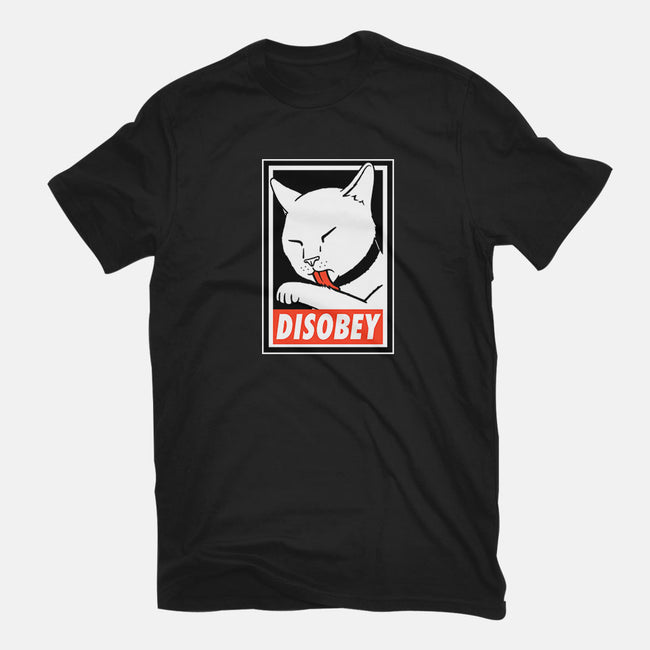 DISOBEY!-mens basic tee-Raffiti