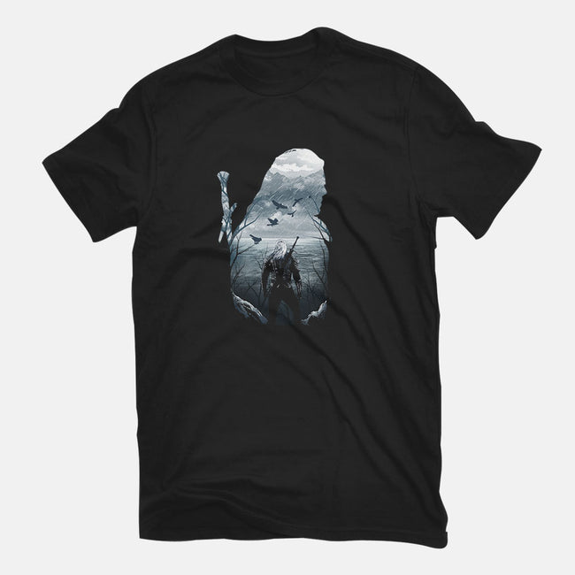 Wild Hunt Silhouette-youth basic tee-dandingeroz