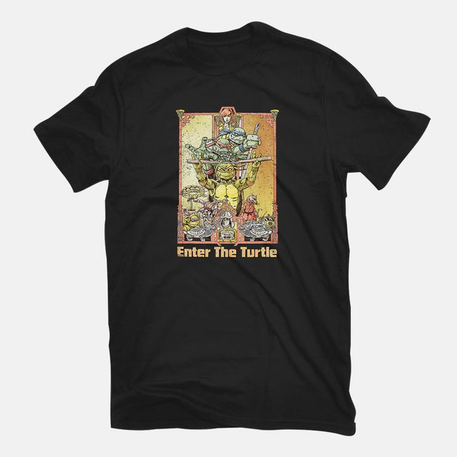 Enter the Turtle-mens long sleeved tee-FunTimesTees