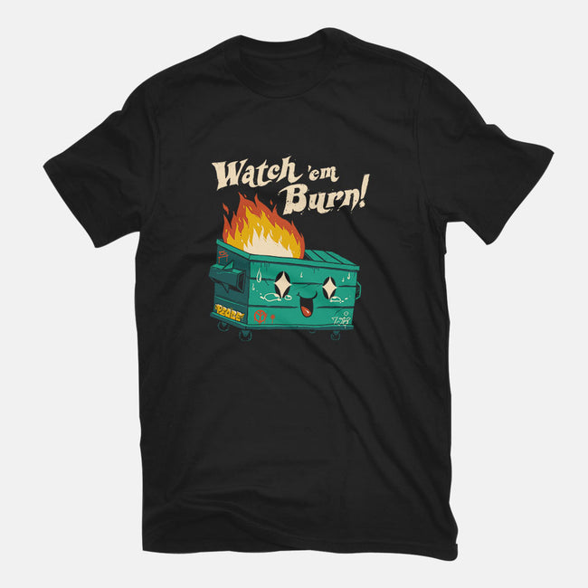 Watch Em Burn-mens basic tee-vp021