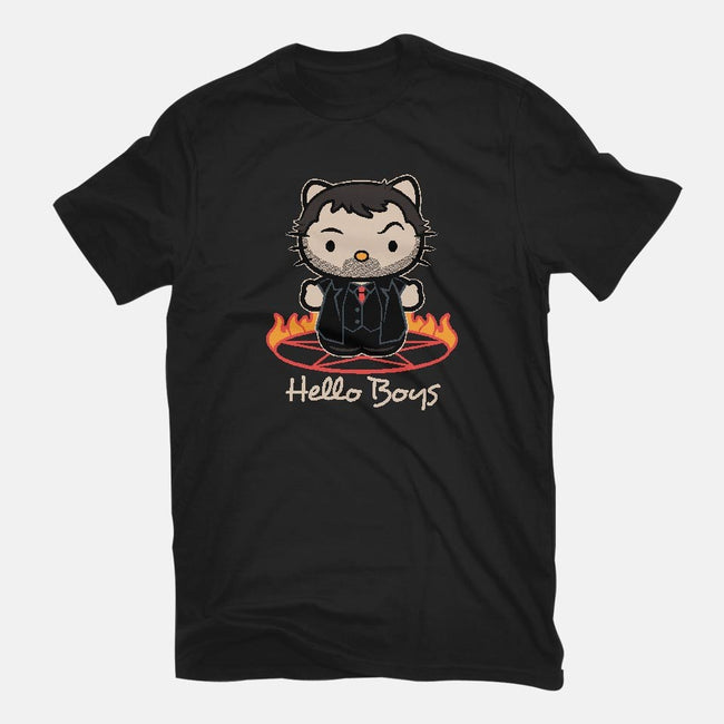 Hello Boys-womens basic tee-Matt Parsons