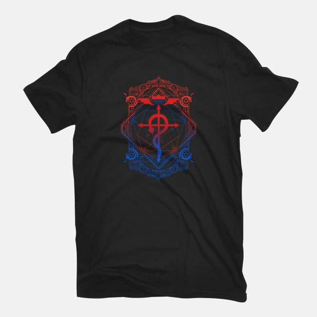 Alchemy Nouveau-mens basic tee-ChocolateRaisinFury