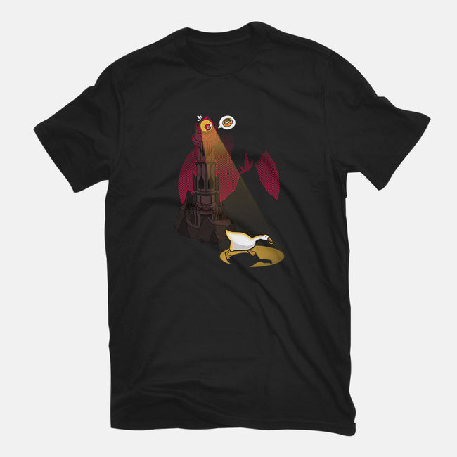 Lord of the Honks-mens basic tee-theteenosaur