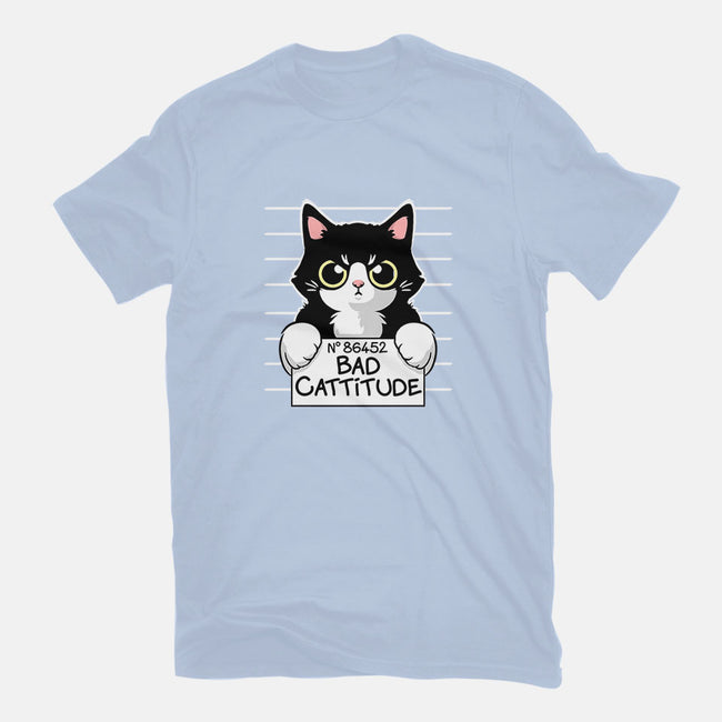 Bad Cattitude-mens long sleeved tee-NemiMakeit