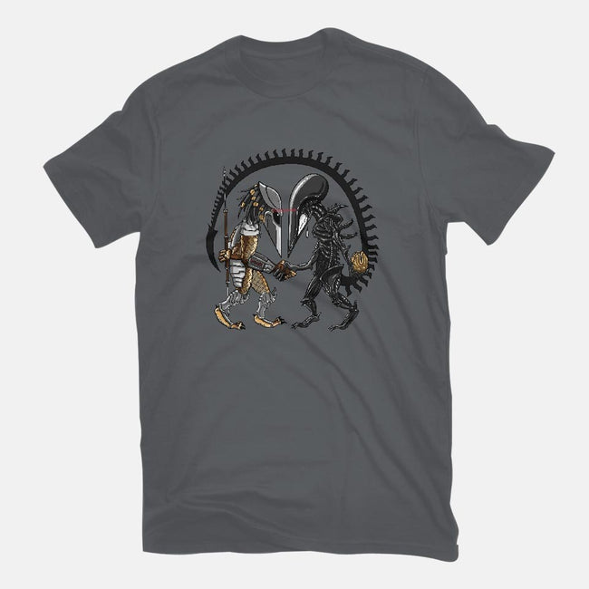 Hunter vs Hunted-womens fitted tee-SarahCave