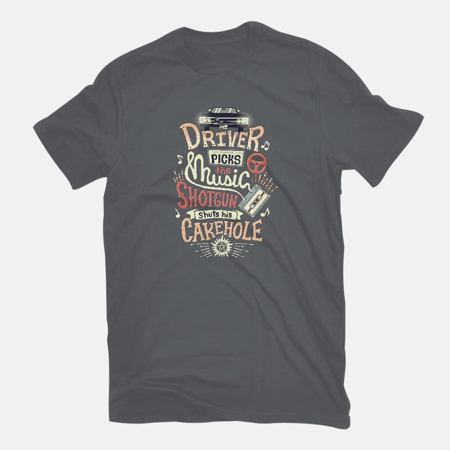 Driver Picks the Music-youth basic tee-risarodil