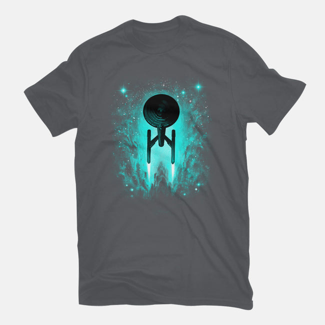 Voyages In Space-mens basic tee-alemaglia