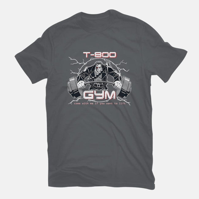 T-800 Gym-youth basic tee-Coinbox Tees
