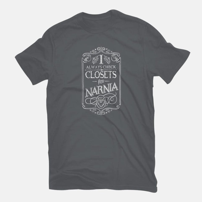 I Always Check Closets-youth basic tee-Ma_Lockser