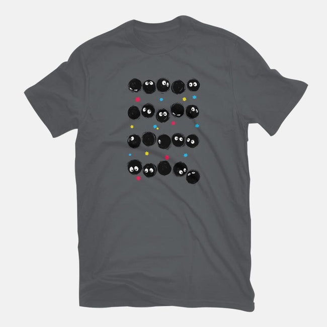 Susuwatari Stripes-mens basic tee-BlancaVidal