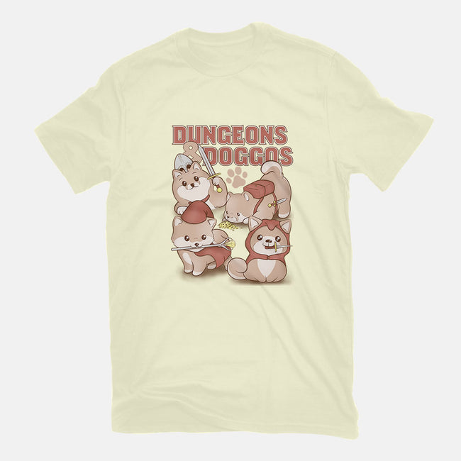 Dungeons and Doggos-mens premium tee-glassstaff