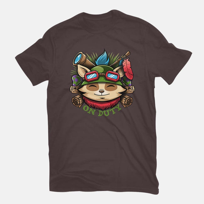 Teemo On Duty-mens long sleeved tee-Bamboota