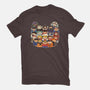 Nekonime-mens basic tee-batang 9tees