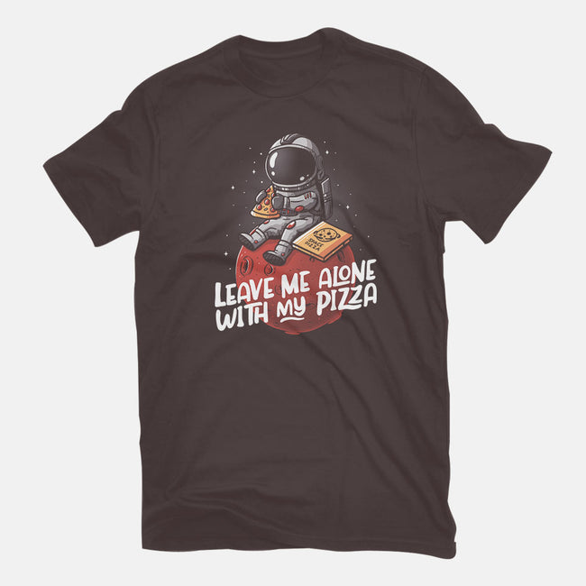 Leave Me Alone With My Pizza-mens premium tee-eduely