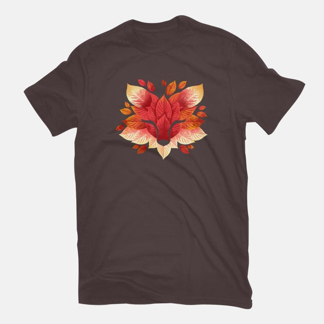 Fox of Leaves-youth basic tee-NemiMakeit