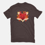 Fox of Leaves-youth basic tee-NemiMakeit